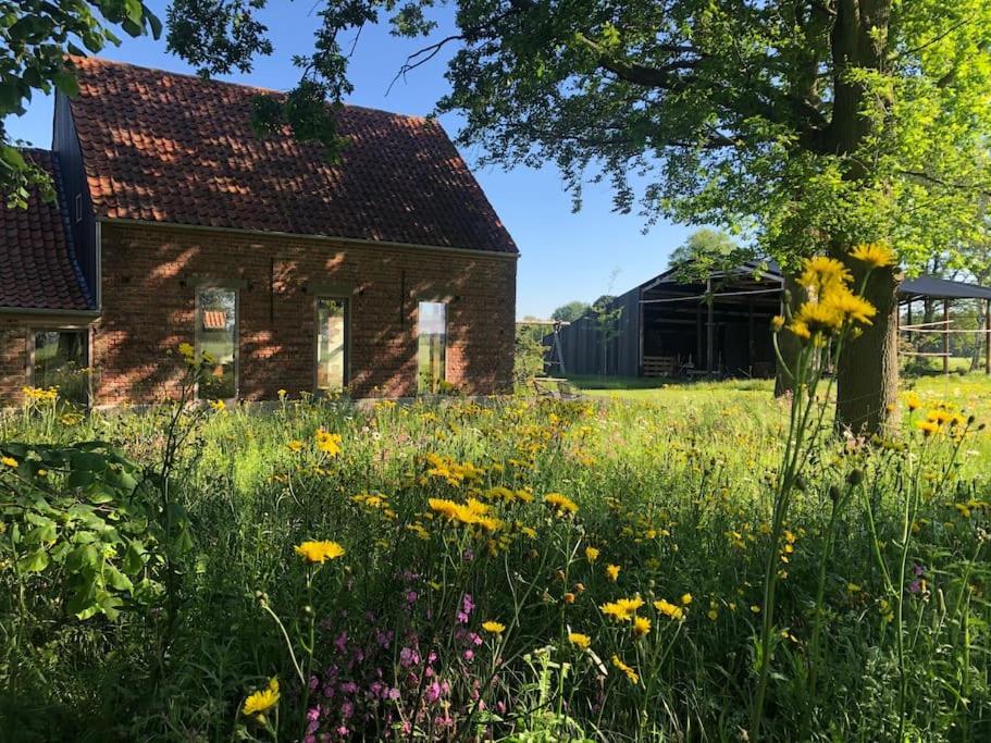 Schuurloft Hof Ten Bogaerde Met Biozwembad, Veldzicht & Uilennest Jabbeke  Exterior foto
